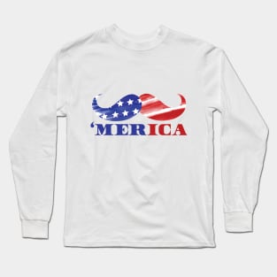 Merica Shirt, Fourth Of July Shirts, American Shirt, 4th July Shirts, Proud To Be American, Stars & Stripes, Women's Shirt, Unisex Shirt Long Sleeve T-Shirt